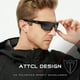 thumbnail image 3 of Gafas de sol ATTCL Polarized Wrap 5001 para Hombre - Negro, 3 of 3