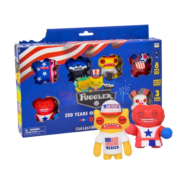 Figuras Coleccionables Fuggler Usa 250 Aniversario Paquete De 8