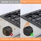 thumbnail image 2 of Tapas de hueco para estufa Lomesion 35‑70 cm, 2 piezas, negro, 2 of 7