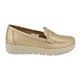 thumbnail image 1 of Mocasín New Walk Plataforma Confort Dorado, 1 of 6