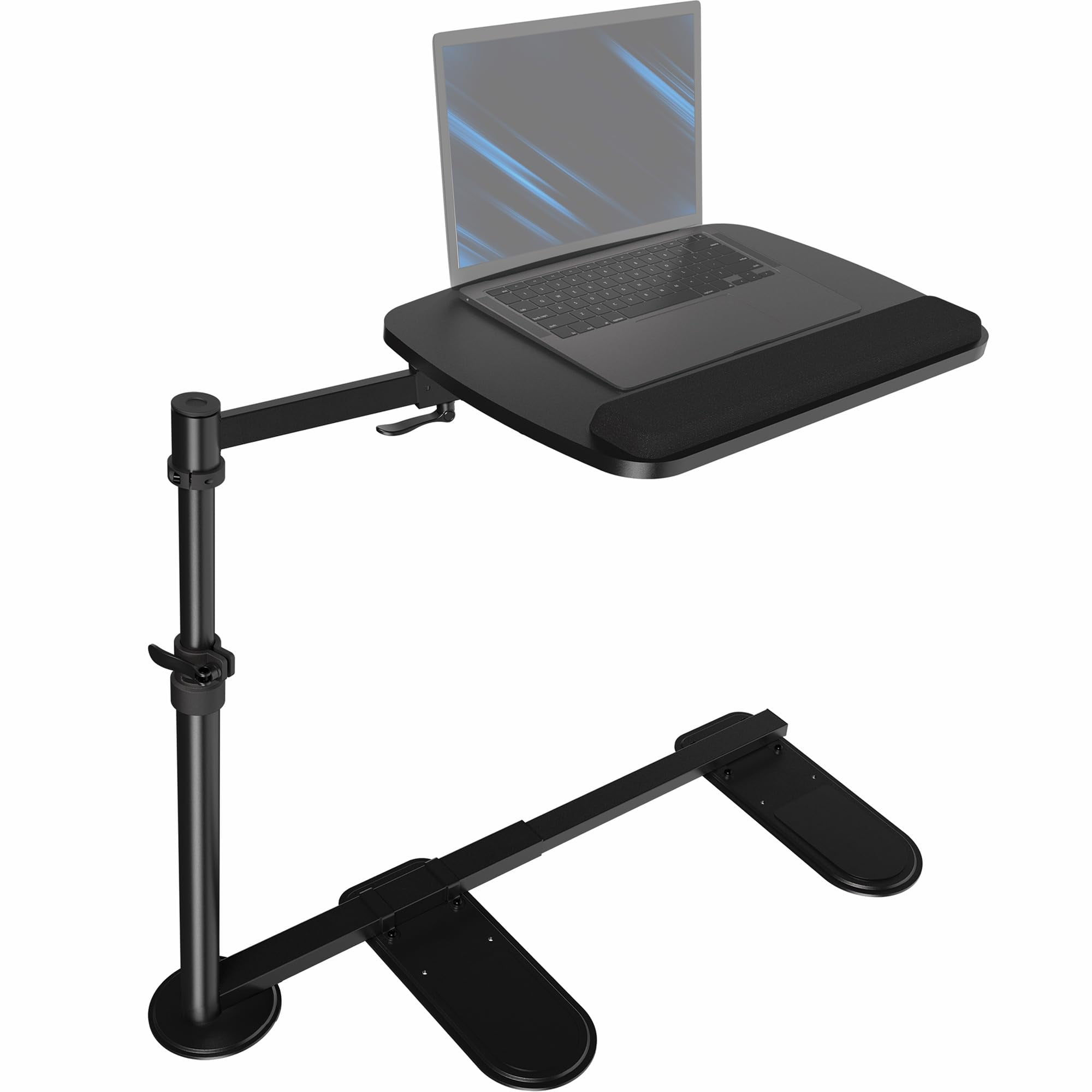 Mesa Giratoria Vivo Desk-st02c De 20 Pulgadas Para Portátil Negra