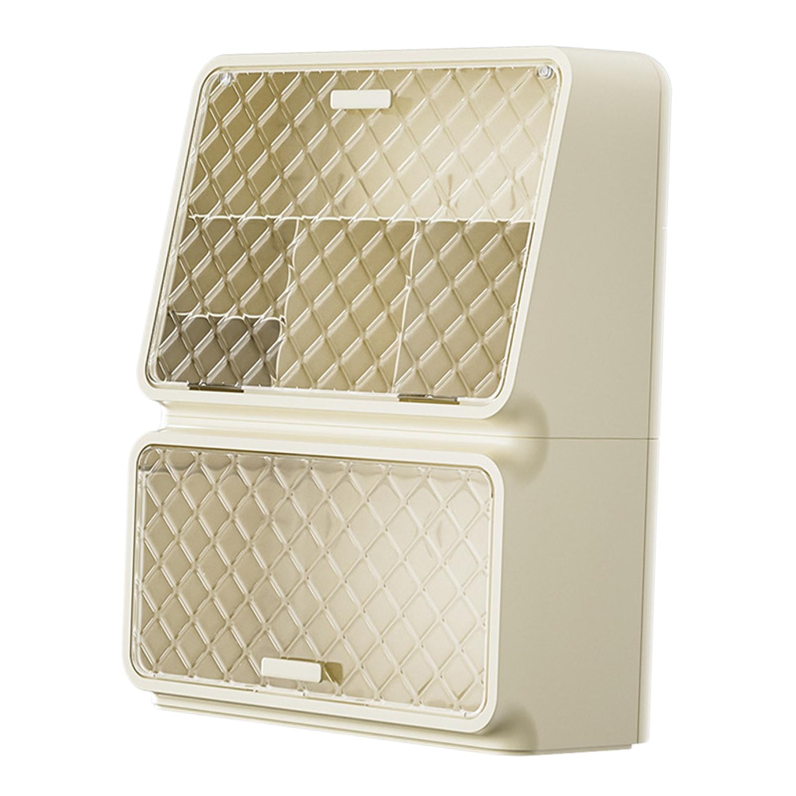 Magideal - Organizador De Bolsitas De Té, Gran Capacidad, Resistente Al Polvo, Organizador De Condimentos, Caja De Té Portátil Doble Capa