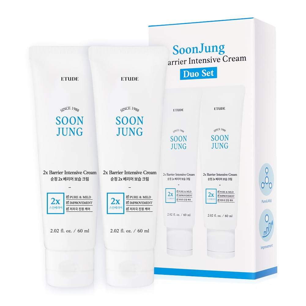 Set De Crema Etude Soonjung 2x Barrier Intensive 120 Ml X 2