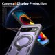 thumbnail image 5 of Para Google Pixel 9 / Pixel 9 Pro Funda con Soporte de Anillo en O Magnético Invisible, Funda de Teléfono a Prueba de Golpes, Morado, 5 of 6