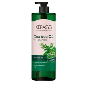 Kerasys - Shampoo Coreano Para Cabellos Oleosos, Tea Tree Oil Shampoo 1 Litro