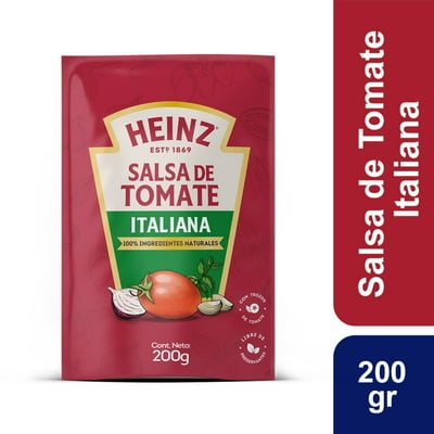Salsa De Tomate Italiana Doypack 200 G Heinz