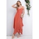 thumbnail image 1 of Maxi Vestido Largo Asimétrico Verano Premium 319, 1 of 4