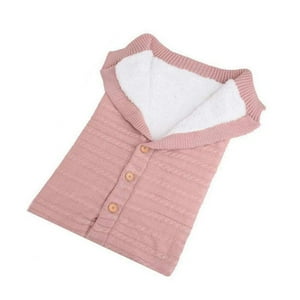 Mundo Online - Saco De Dormir Manta Para Bebe Recién Nacido Ultrasuave Rosado