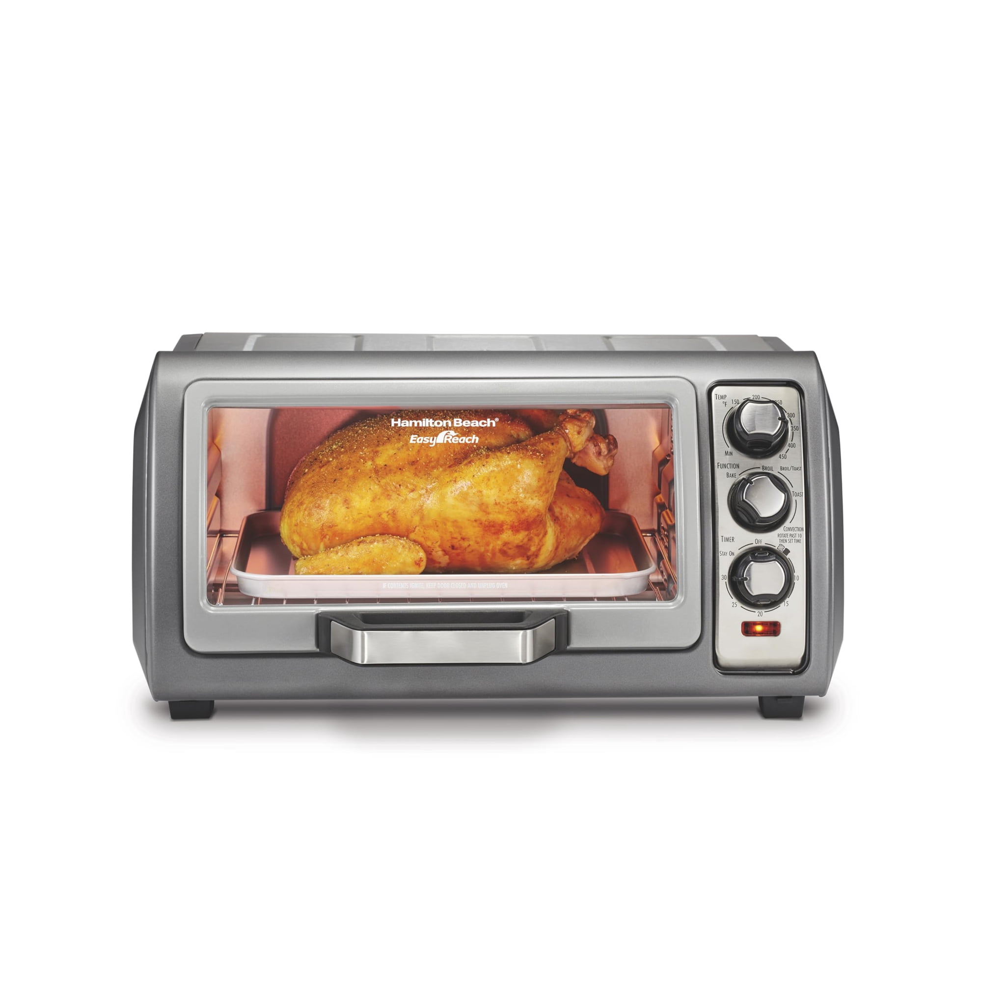 Horno De Sobremesa Hamilton Beach 31123da De Convección De 6 Rebanadas