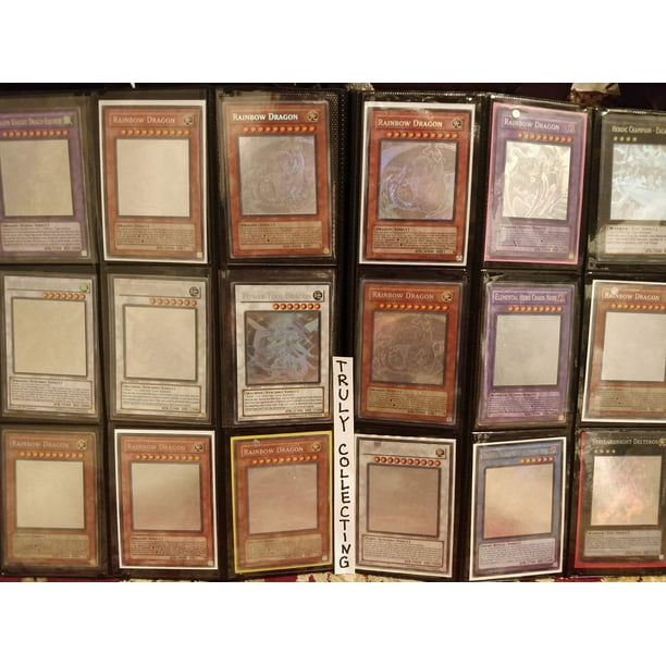 Lote de cartas coleccionables de YU-GI-OH! 400 Premium con 11 hologramas y 25 cartas raras