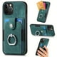 thumbnail image 2 of Stylish iPhone 14 Pro Case with Artificial Leather & Retro Hardware Ring - Perfect Fit for Apple 14plus Card Case, 2 of 3
