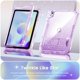thumbnail image 3 of Funda para iPad INFILAND 28 cm con purpurina, a prueba de golpes y soporte, 3 of 7