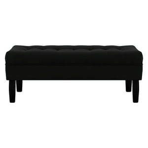 Bodevir - Banqueta Wood 2C Felpa 00 Negro