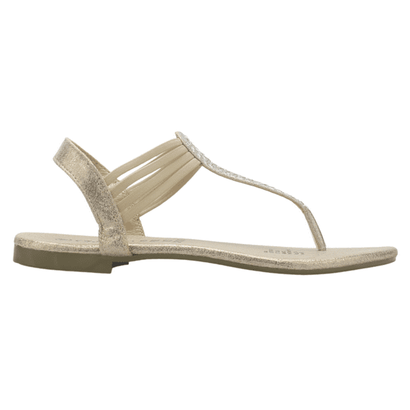 Sandalia Chalada Mujer Alki-5 Dorado Plana