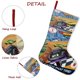 thumbnail image 5 of Hot Wheels Vamos a Correr Tema: Calcetines de Navidad, fino lino blanco para colgar en escaleras y chimenea, decoración navideña para el hogar, regalo de Navidad.54cm×38cm, 5 of 5