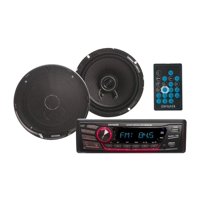 Aiwa - Combo Radio Bluetooth 1 Din + Parlante Auto Caw-2016Bt