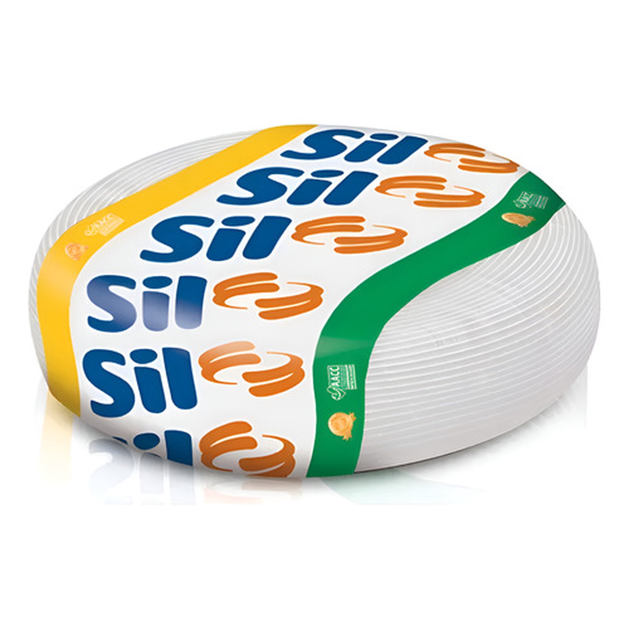 Cable Cordón Eléctrico Sil Flexible 2x1mm2 100m Blanco Sec Blanco