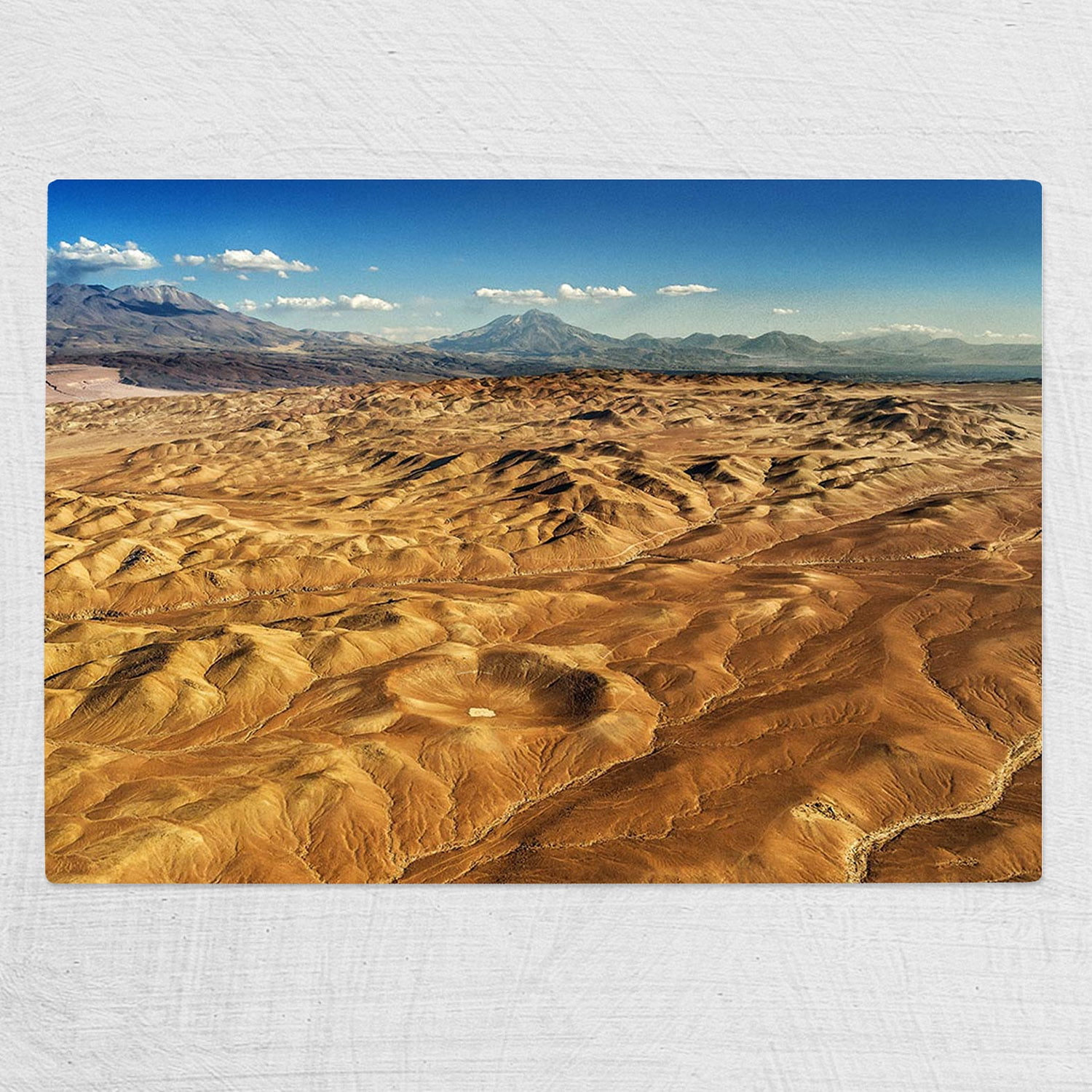 Andes1 - Tabla De Cortar Grande Creater Meteorito Monturaqui