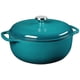 thumbnail image 1 of Hierro fundido esmaltado Dutch Oven Lodge, 6 litros, con tapa, 500 °C, color laguna, 1 of 4