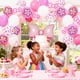 thumbnail image 4 of Globos Para Fiesta Rosa De 12 Pulgadas 64 Piezas Con Globos De Moño, 4 of 6