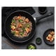 thumbnail image 3 of Wok 30cm Con Tapa De Vidrio Wens Firenze Negro Antiadherente, 3 of 3