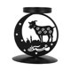 thumbnail image 2 of Ornamento De Regalo De Cumpleaños De Candelas De Metal Para La Sala De Estar De La Chimenea Del Pasillo Cabra, 2 of 5