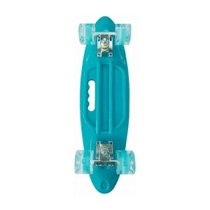 Genérico - Skate Penny Ride Hard Ruedas Led Niños, Turquesa