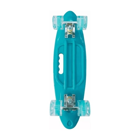 Genérico - Skate Penny Ride Hard Ruedas Led Niños, Turquesa