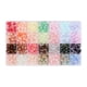thumbnail image 4 of Cuentas de vidrio de 8 mm para hacer joyas, cuentas sueltas, collares, accesorios de joyería, suministros de arte multiusos, cuentas de joyería de mod Degradado de color, 4 of 5