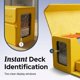 thumbnail image 5 of Caja de Almacenamiento DeckDwell 200+ Cartas con Bandeja Amarilla para Dados, 5 of 7