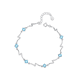 thumbnail image 1 of Pulsera Océano Con Circones Celeste, 1 of 4