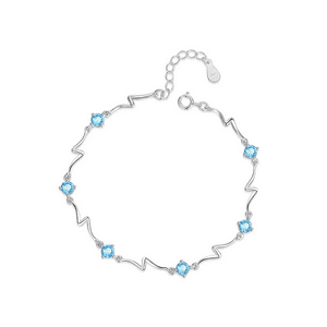 Fershop - Pulsera Océano Con Circones Celeste