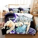 thumbnail image 1 of Hunter X Hunter Bedding Set Single Twin Full Queen King Size Hunter X Hunter Bed Set Aldult Kid Kawaii Duvetcover Sets 3Bed Sheets, 1 of 5