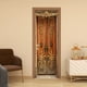 thumbnail image 4 of 1pc, Door Sticker, 35.43*78.74inch Wooden Door Designed Decorative Wallpaper, Polish Decorative Door Mural, Peel And Stick Wall Sticker, Self Adhesive Refrigerator Magnet, Waterproof, Removable Wall, 4 of 4