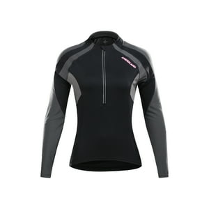 Andesland - Polera Tricota Lisa Manga Larga Medio Cierre Mujer