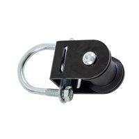 Magideal - Polea De Rodamiento, Polea De Cuerda De Elevación De Rueda, Rueda Única, Bloque De Elevación De Rueda Desplegable Para Tracción De Grúa, Accesorios Pa Polea De Tornillo