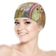 thumbnail image 5 of Bambi Gorro de Natación de Licra, Gorro de Baño de Tela Cómoda, Gorro Elástico Antideslizante para Hombres, Mujeres y Niños, 5 of 6