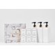 thumbnail image 2 of Juego De Botellas Con Bomba Diseño Dorado Moderno 800 Ml X3 Color Negro, 2 of 6