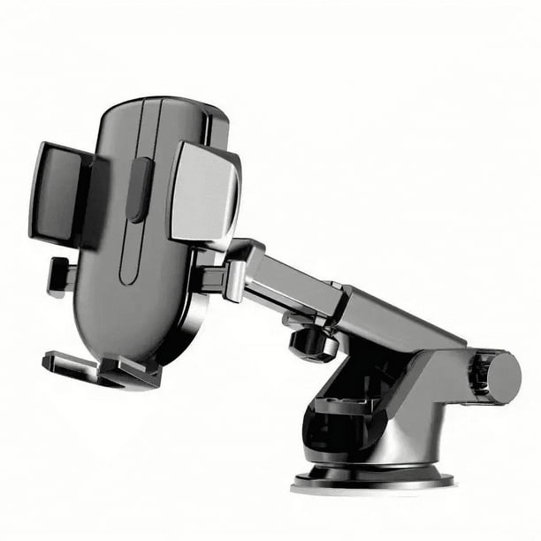 Upgrade Your Car with Our Adjustable Auto Phone Bracket - 360° Rotation, Button Release & Powerful Paste Pad!