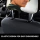 thumbnail image 4 of Top Gun Funda Protectora Universal para Reposacabezas de Coche, Funda Elástica para Reposacabezas de Asiento de Auto, Funda de Tela Antipolvo, Accesorios de Interior 2 Piezas, 4 of 6