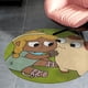 thumbnail image 4 of Piña y Pony Alfombra Redonda de Felpa Coral, Antideslizante, No Desprende Pelusas, Lavable y Duradera para Salón, Dormitorio y Habitación de Niños 60cm, 4 of 6