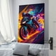 thumbnail image 3 of Moto Cuadro decorativo colgante - Arte de pared - Póster enmarcado - Decoración de pared - Regalos para familia, amigos y aficionados 40*60 cm, 3 of 6