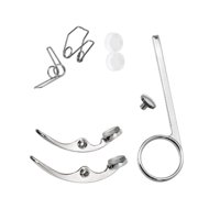 Magideal - Piezas De Repuesto De De Agua De Trompeta Portátil Accesorio Herramienta De Reparación De Accesorios De Trompeta Con Tornillos De Resortes Para Estilo B