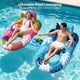 thumbnail image 5 of Flotadores para piscina SEETOHOME, 2 unidades, tumbonas inflables 163 x 94 cm, 5 of 7