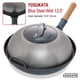 thumbnail image 5 of Tapa para wok YOSUKATA de acero inoxidable de primera calidad, 32,5 cm, con inserto de vidrio, 5 of 8