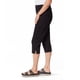 thumbnail image 2 of Pantalones Gloria Vanderbilt Amanda Capri Jean Negro, 2 of 3