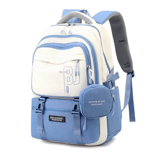 High School Student School Bags Famous Brand Designer BAIJIAWEI Children Backpack With Purse Kids Waterproof Schoolbags Teenage