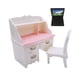 thumbnail image 2 of Silla De Escritorio En Miniatura Para Casa De Muñecas Para Decoración De Sala De Estar Con Computadora Portátil Negra, 2 of 5