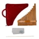 thumbnail image 4 of 1Set Bamboo Pan Pipe Flauta Woodwind G Instrumento Clave Para Principiantes Mano Izquierda, 4 of 5