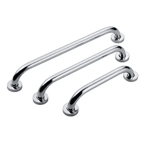 Genérico - 3 Manillas (Barra) Seguridad Baño Ducha Acero Inoxidable Pasa Manos Plateado